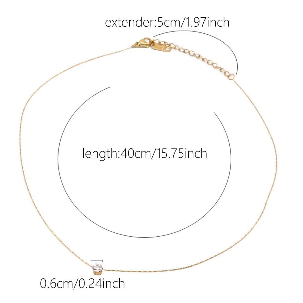 Nova Zircon Necklace